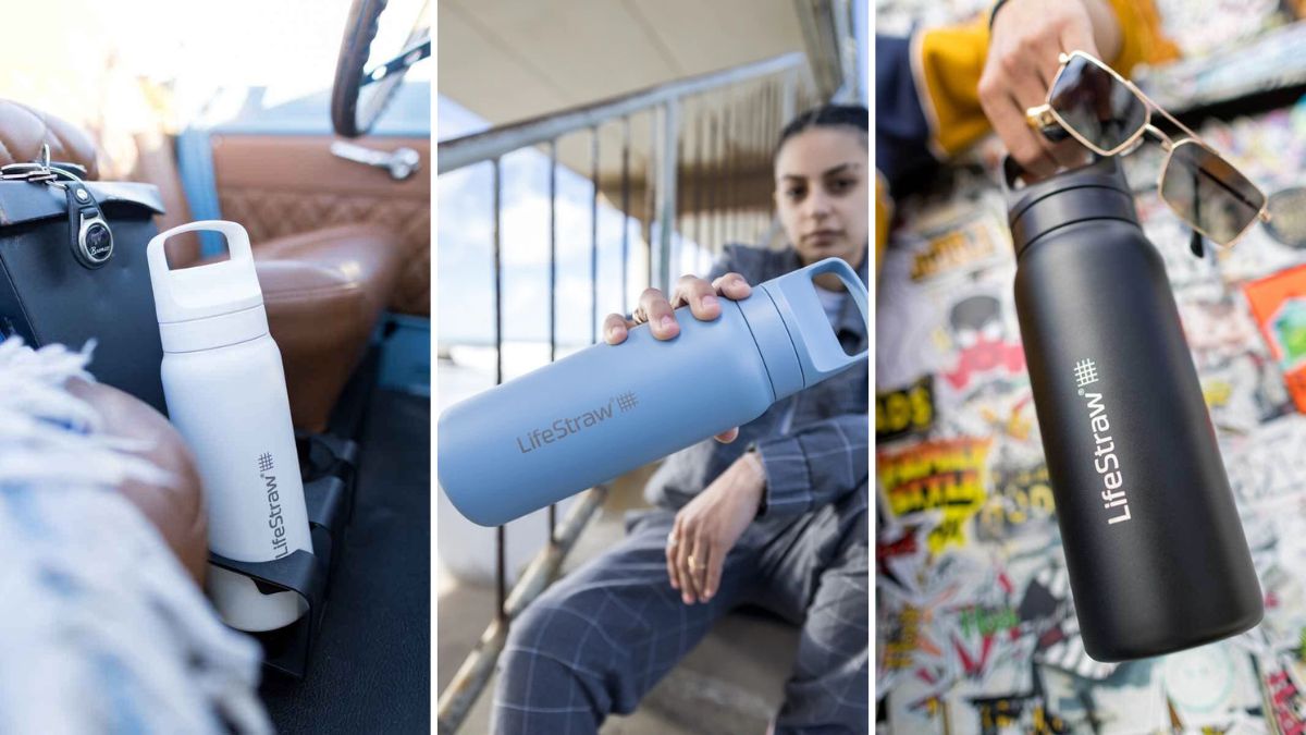 Butelka filtrująca ze stali nierdzewnej LifeStraw® Go 2.0 - pojemność: 700 ml